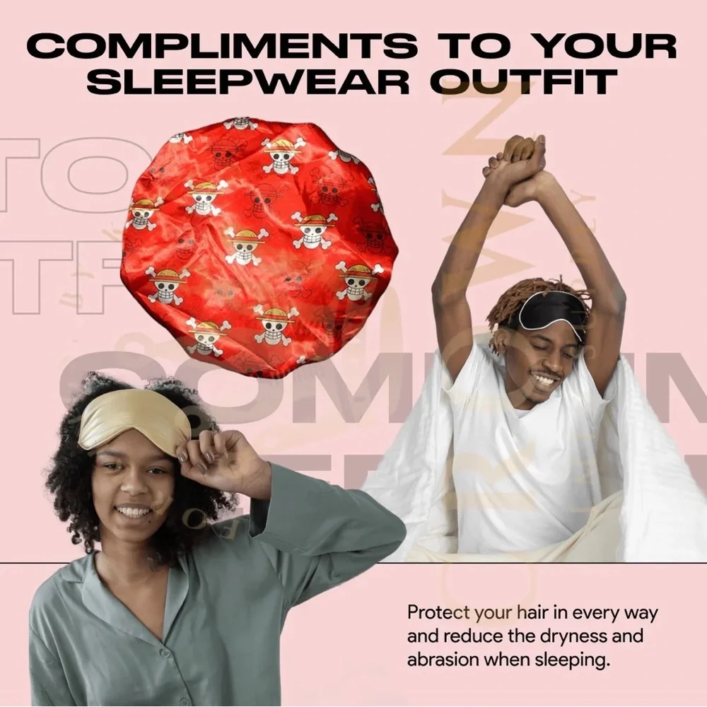 ONE P. RED SKULL - SILKY‎ CROWN BONNET